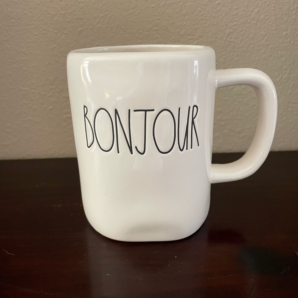 New Rae Dunn BONJOUR Mug